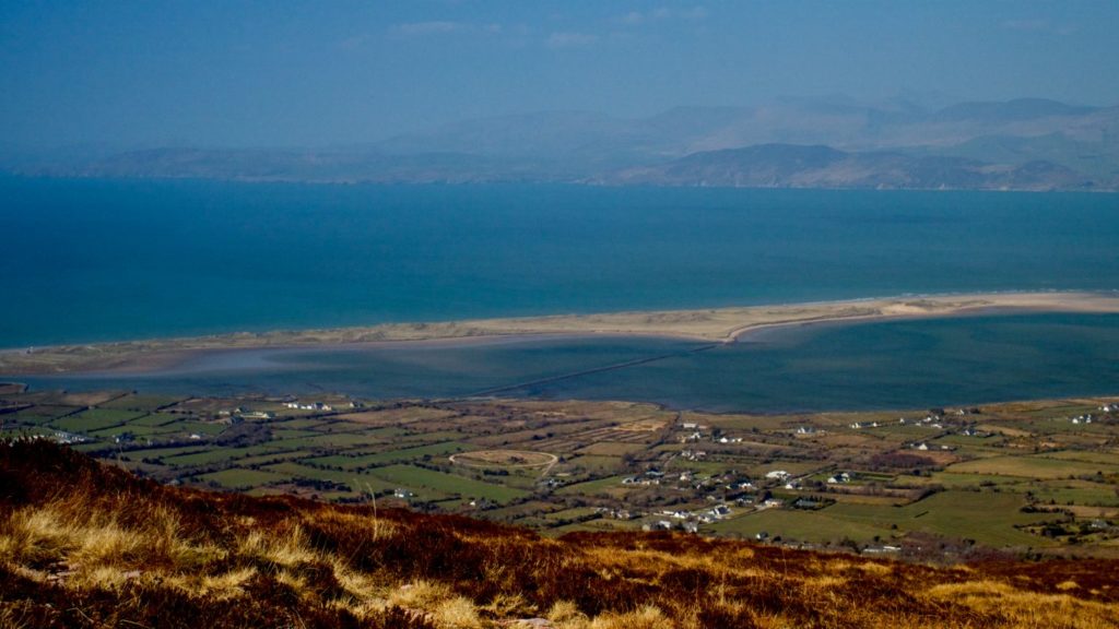 beach at Rossbeigh Strand from Seefin