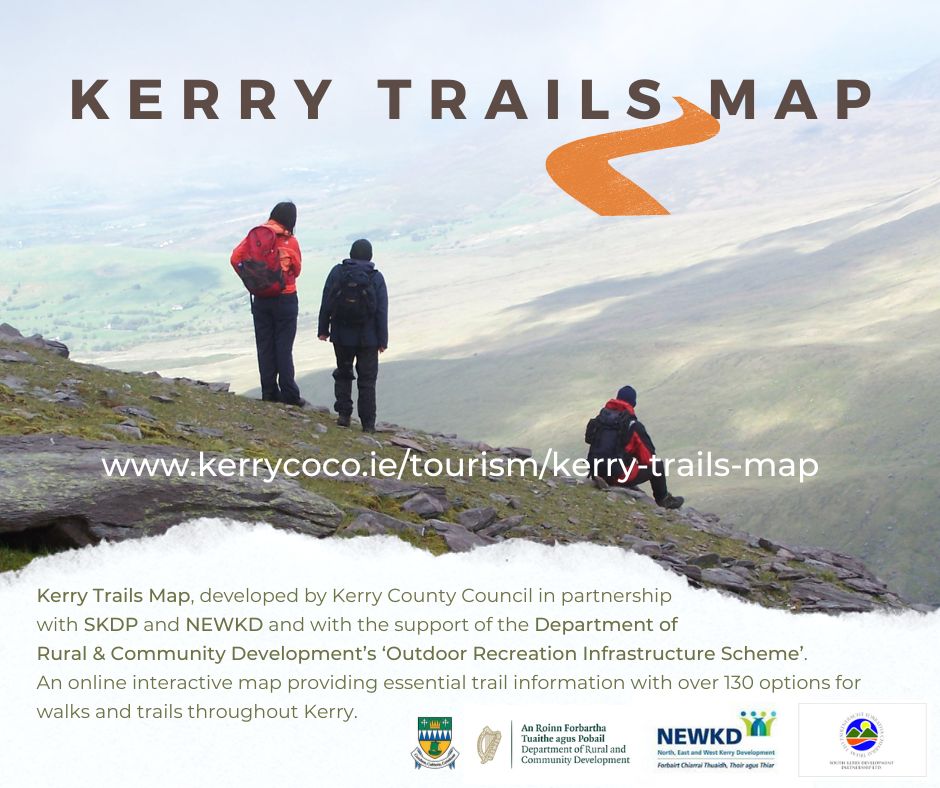 Kerry Trails Map graphic